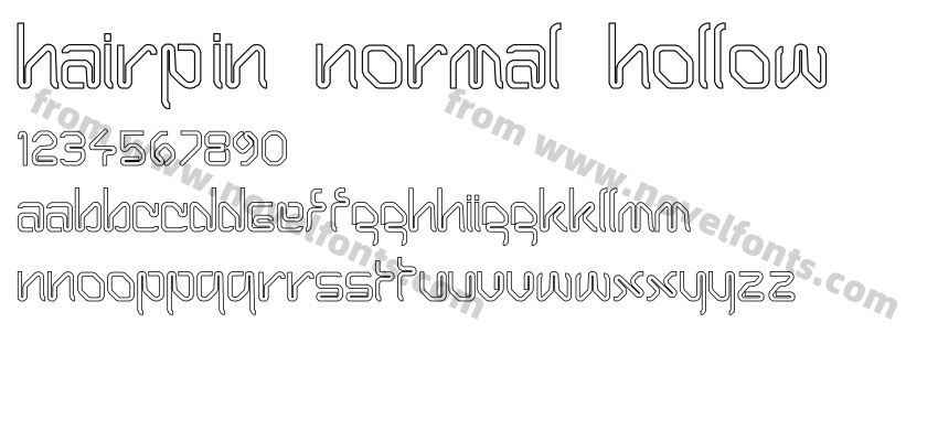 Hairpin Normal HollowPreview