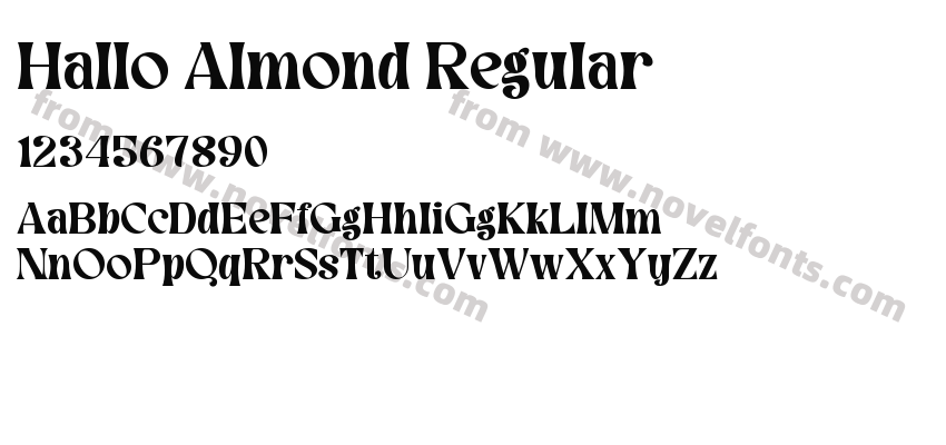 Hallo Almond RegularPreview