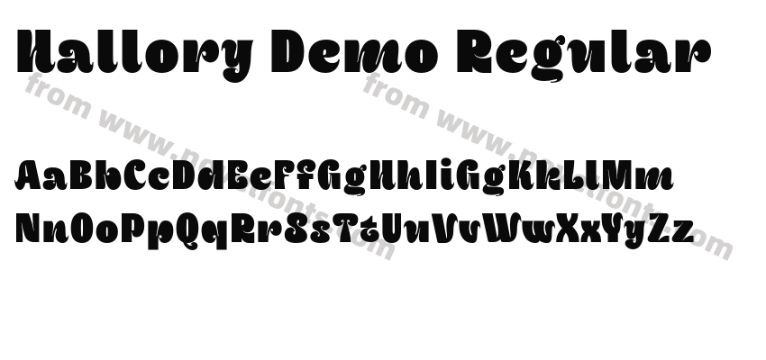 Hallory Demo RegularPreview