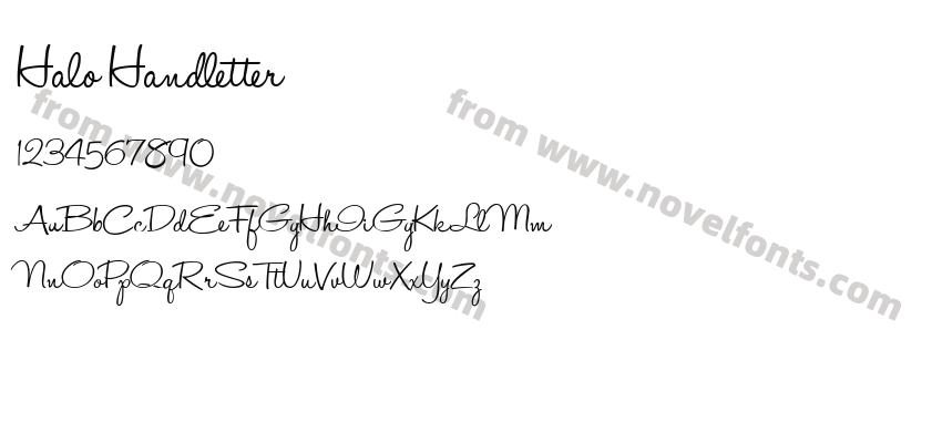 Halo HandletterPreview