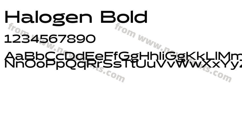 Halogen BoldPreview