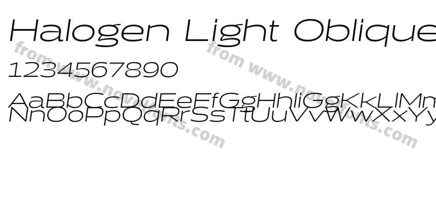 Halogen Light ObliquePreview