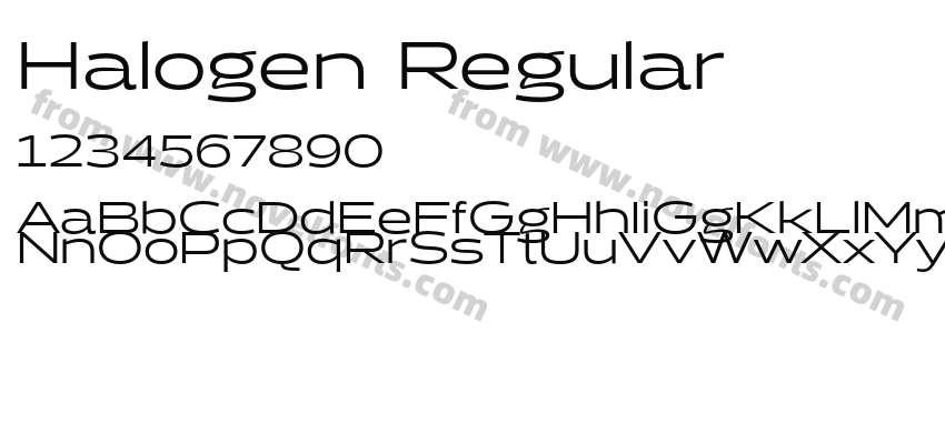 Halogen RegularPreview