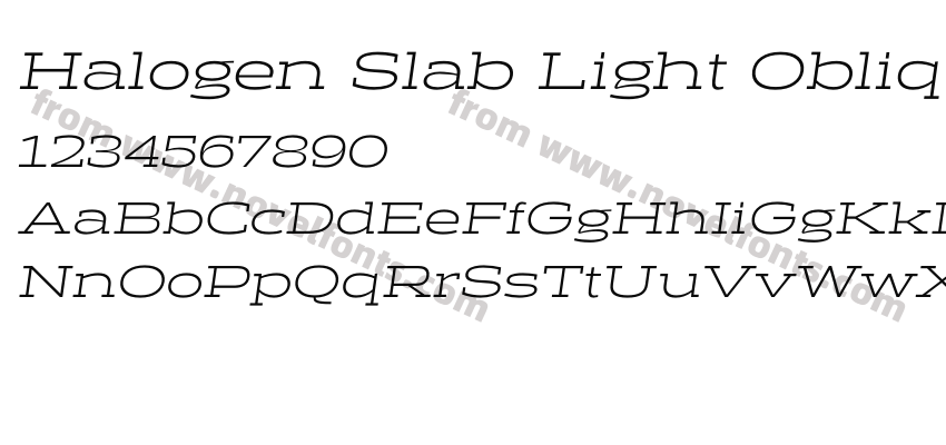 Halogen Slab Light ObliquePreview