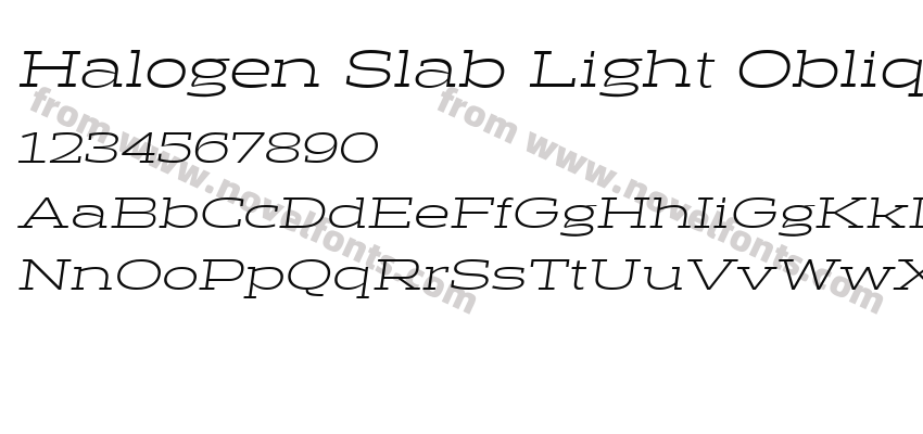 Halogen Slab Light ObliquePreview