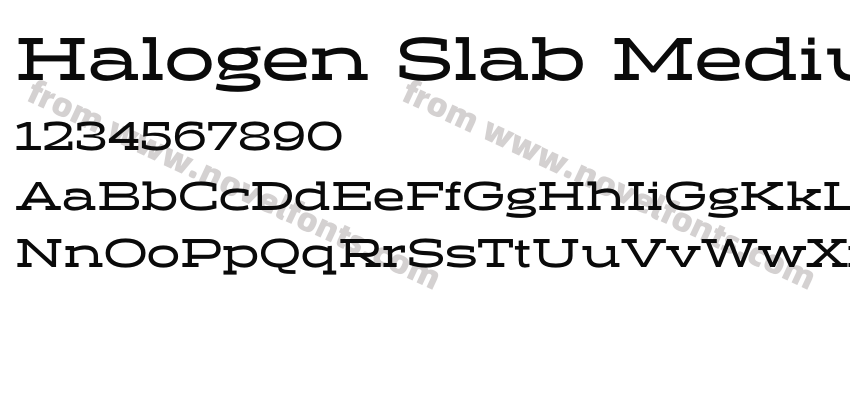 Halogen Slab MediumPreview