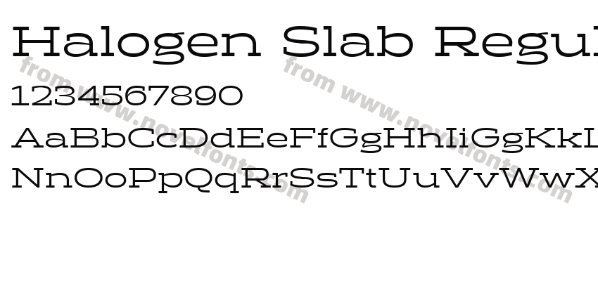 Halogen Slab RegularPreview