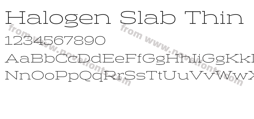 Halogen Slab ThinPreview