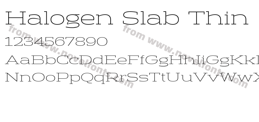 Halogen Slab ThinPreview