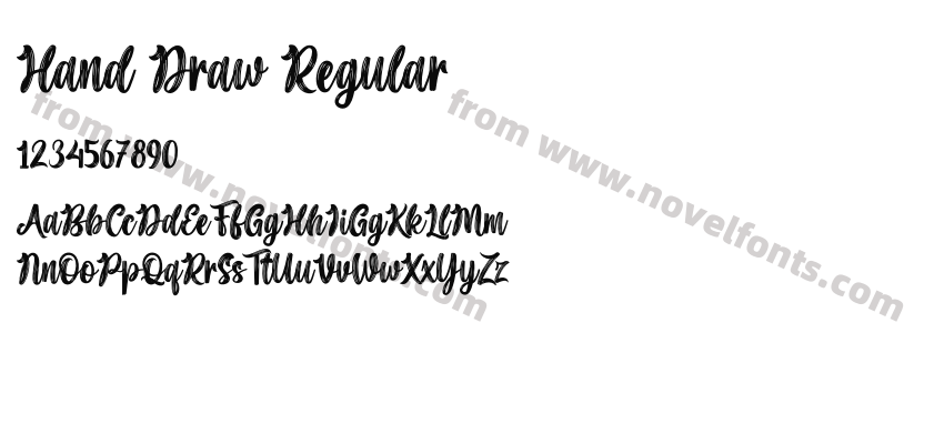 Hand Draw RegularPreview