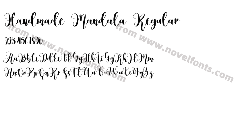 Handmade Mandala RegularPreview