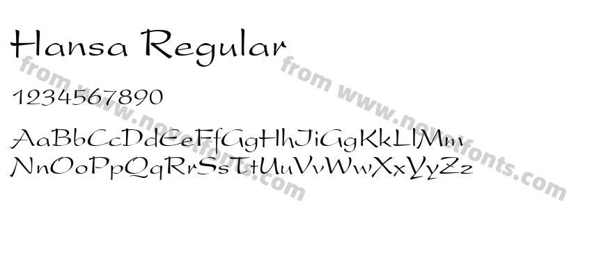 Hansa RegularPreview