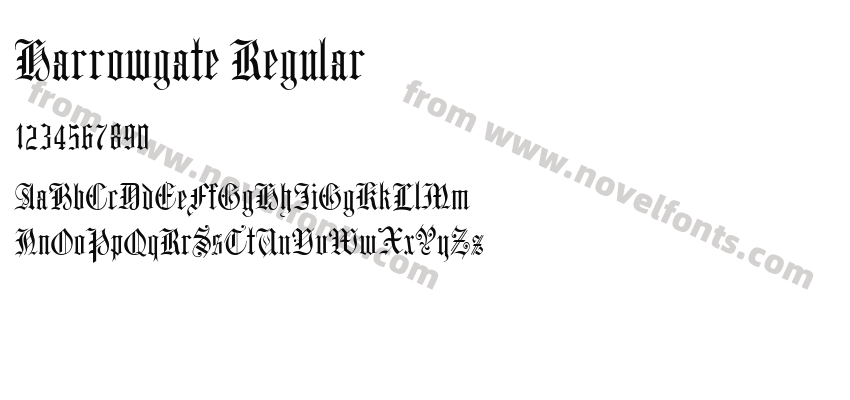 Harrowgate RegularPreview