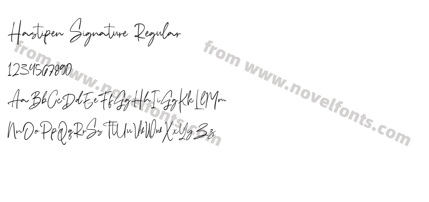 Hastipen Signature RegularPreview
