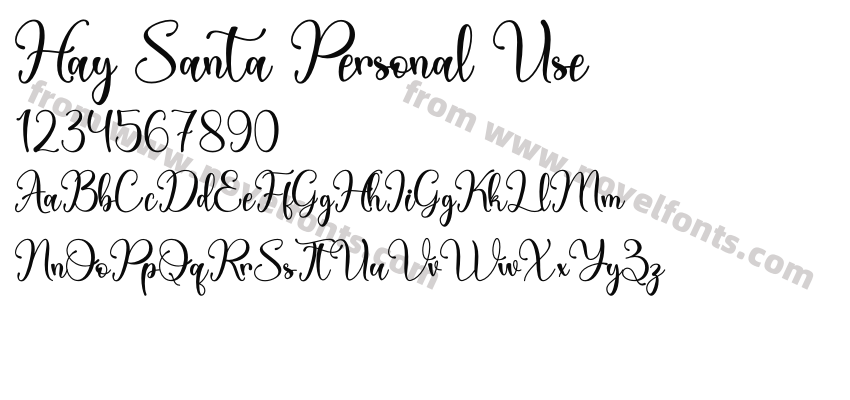 Hay Santa Personal UsePreview