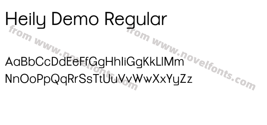 Heily Demo RegularPreview