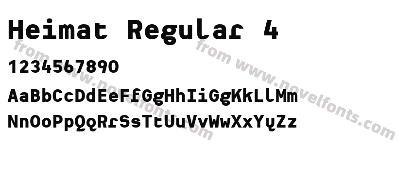 Heimat Regular 4Preview