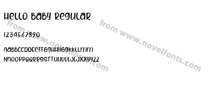 Hello Baby RegularPreview
