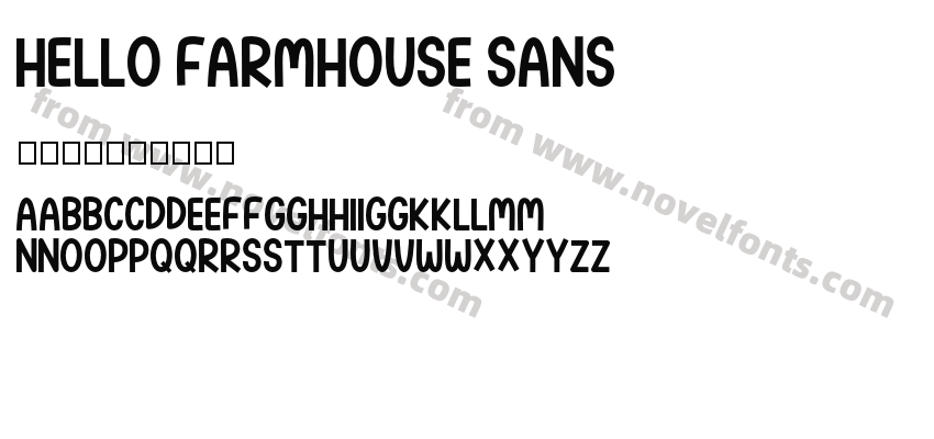 Hello Farmhouse SansPreview