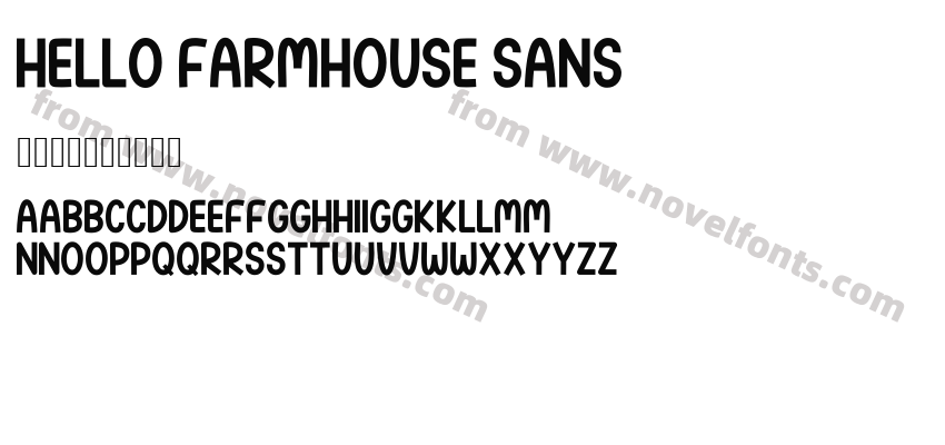 Hello Farmhouse SansPreview