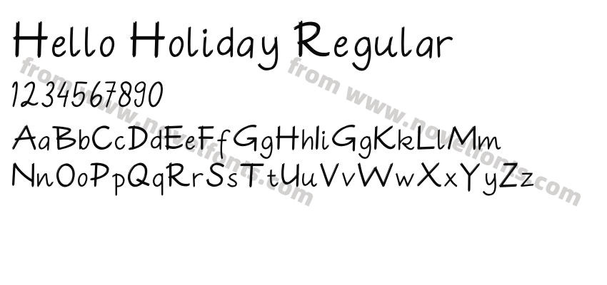 Hello Holiday RegularPreview