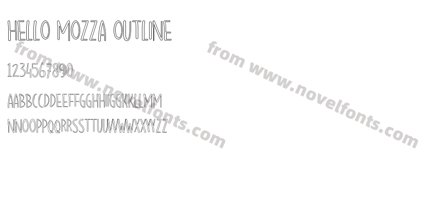 Hello Mozza OutlinePreview