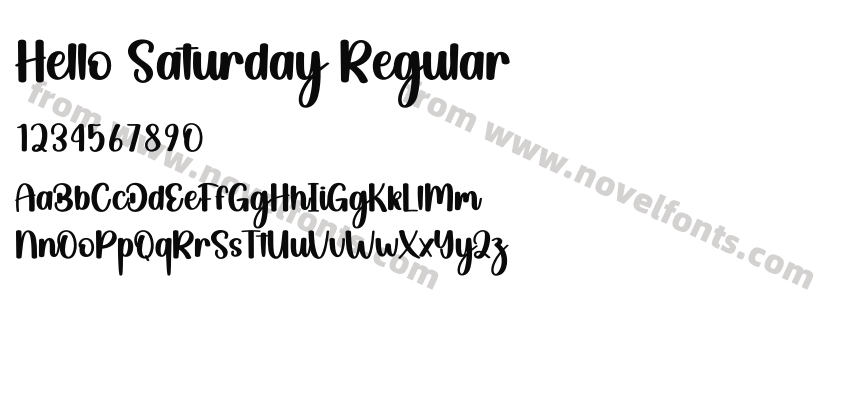 Hello Saturday RegularPreview