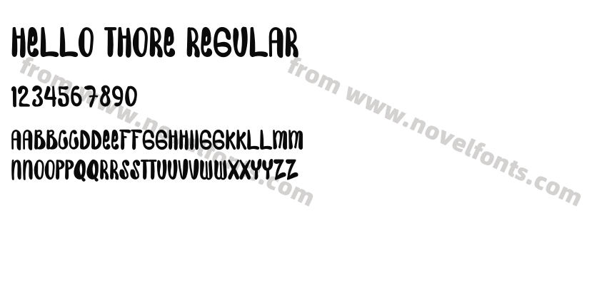 Hello Thore RegularPreview
