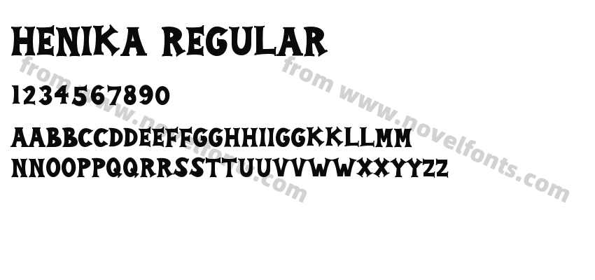 Henika RegularPreview