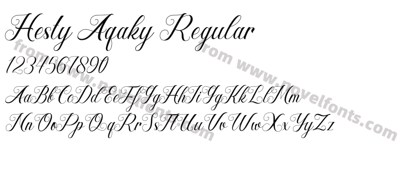 Hesty Aqaky RegularPreview