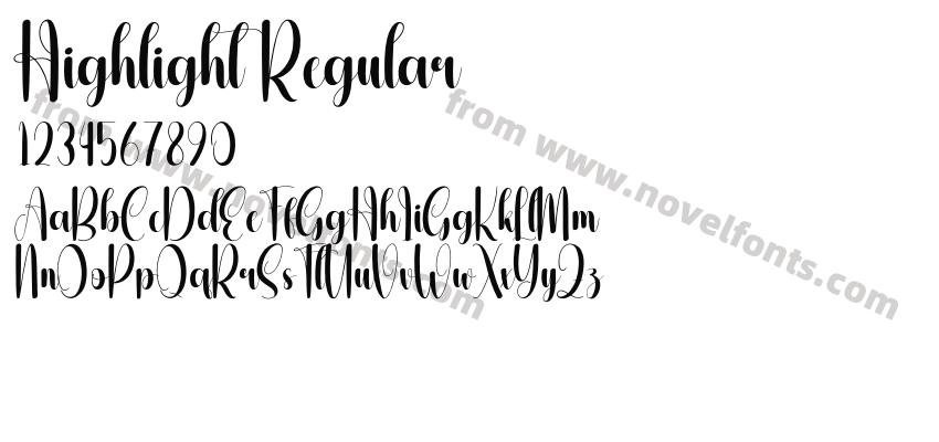Highlight RegularPreview