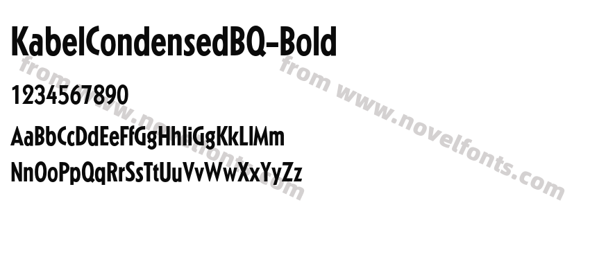 KabelCondensedBQ-BoldPreview