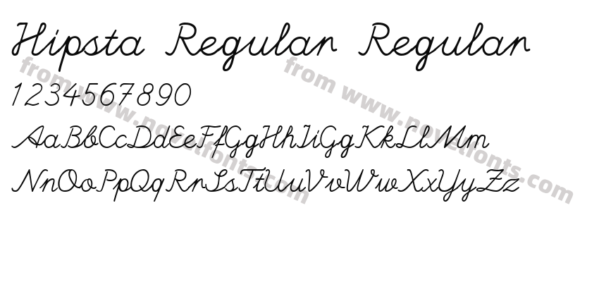 Hipsta Regular RegularPreview