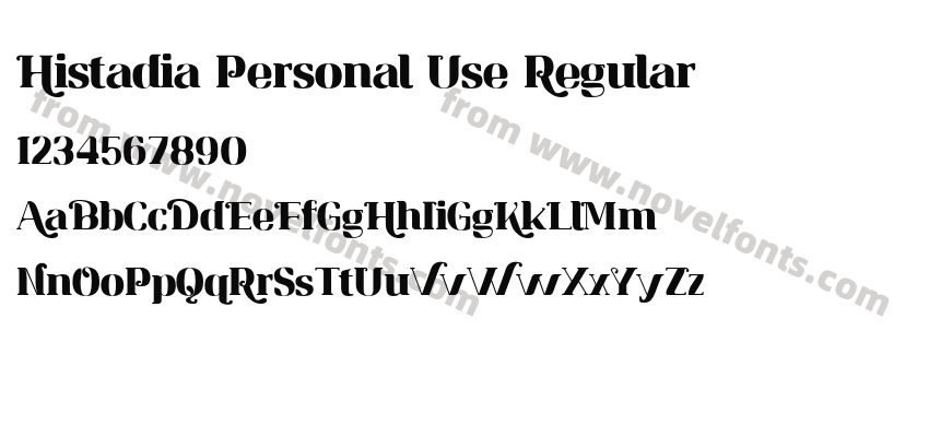 Histadia Personal Use RegularPreview