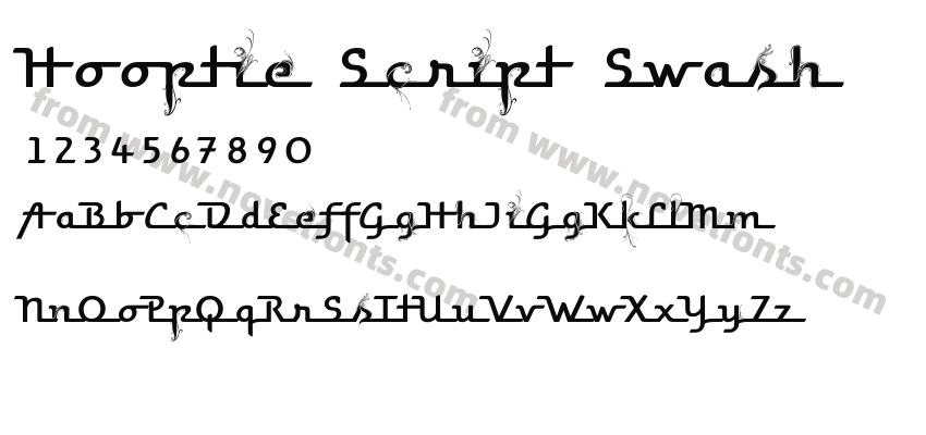 Hooptie Script SwashPreview