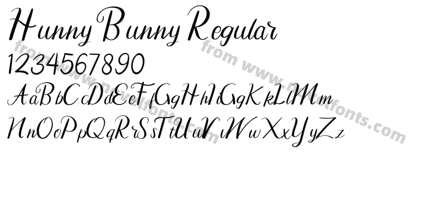Hunny Bunny RegularPreview