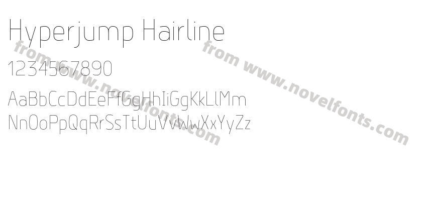 Hyperjump HairlinePreview
