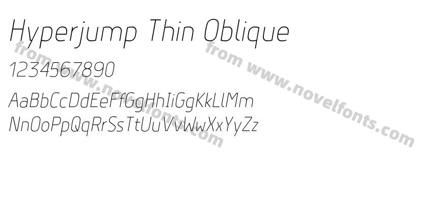 Hyperjump Thin ObliquePreview
