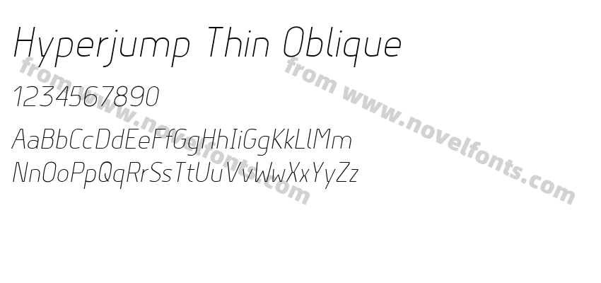Hyperjump Thin ObliquePreview
