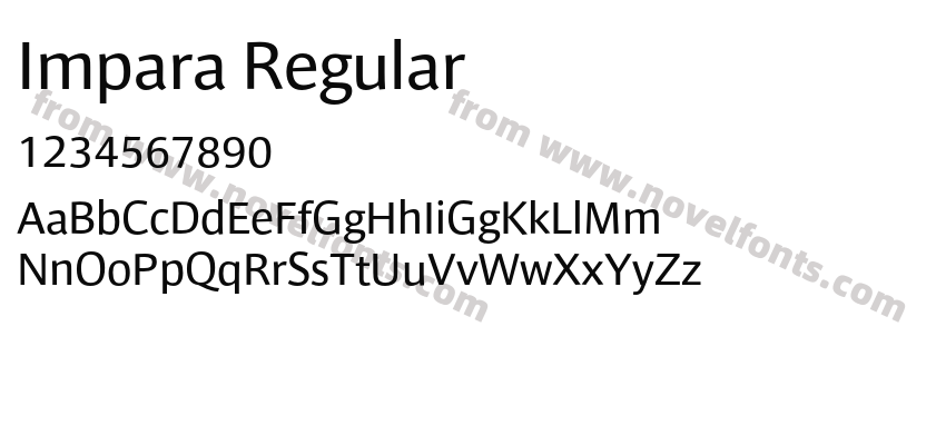Impara RegularPreview