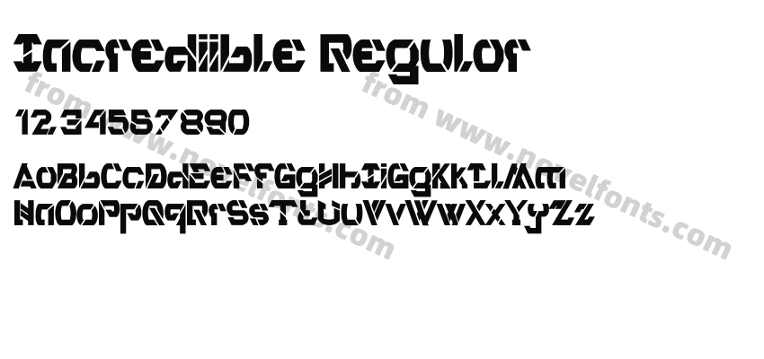 Incrediible RegularPreview
