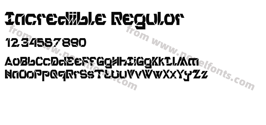 Incrediible RegularPreview