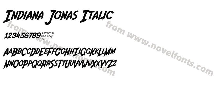 Indiana Jonas ItalicPreview