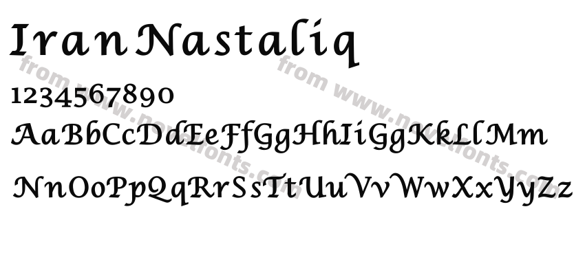 Iran NastaliqPreview