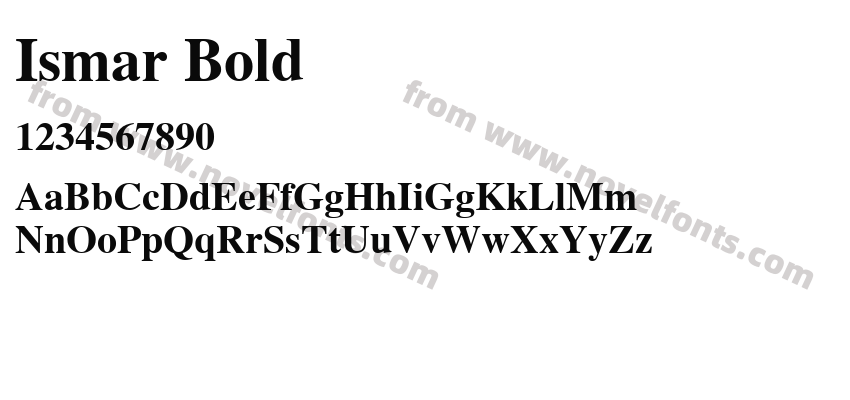 Ismar BoldPreview