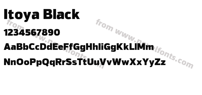 Itoya BlackPreview