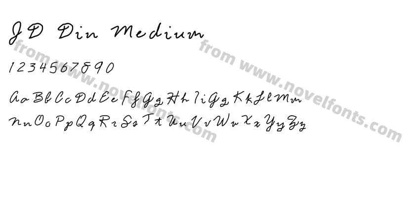JD Din MediumPreview
