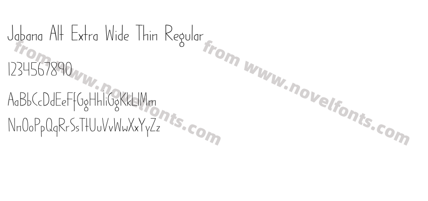 Jabana Alt Extra Wide Thin RegularPreview
