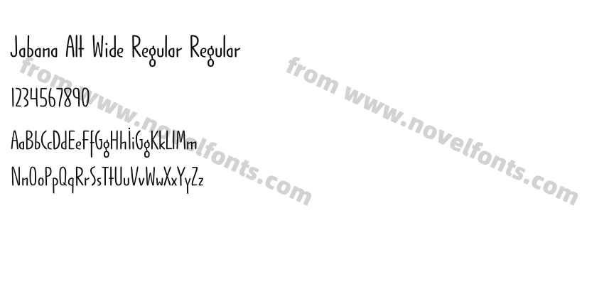 Jabana Alt Wide Regular RegularPreview