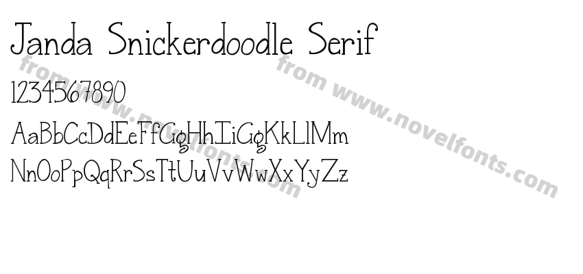 Janda Snickerdoodle SerifPreview